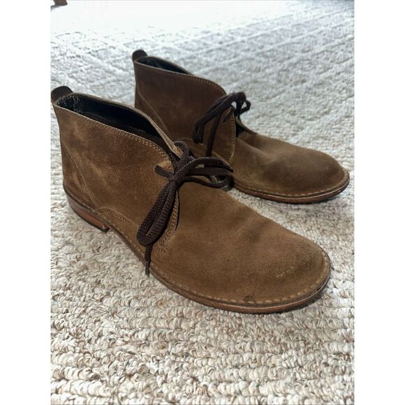 Vero Cuoio Shoes Boots  Mens 9 Suede Brown Made in Italy Casual Business - Picture 1 of 8